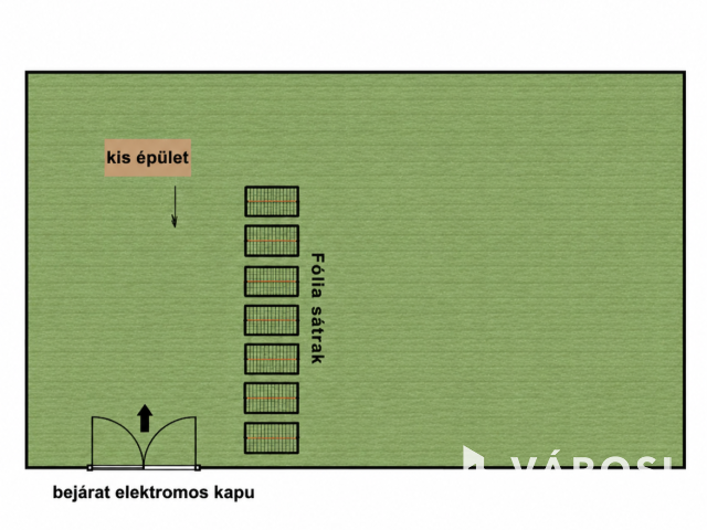 Baromfi telep 3,5 hektár területtel és sok lehetőséggel